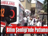 Bilim Şenliği'nde Patlama
