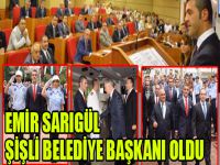 Emir Sarıgül Şişli Belediye Başkanı oldu!