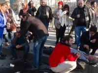 Şişli'de motosiklet kazası 2 yaralı