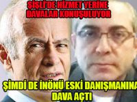 Şimdi de İnönü eski danışmanına dava açtı