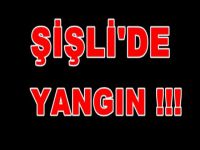 Şişli'de yangın