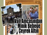 Vali Amcasından Minik Bebeğe Çeyrek Altın