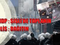 Şişli'de HDP'li Protestoculara Polis Müdahalesi...