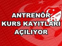 Antrenörlük için başvurular başlıyor