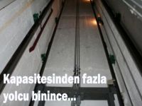 Kapasitesinden fazla yolcu binince…