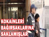Kokaini bağırsaklarında buldular