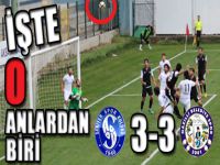 Sarıyerspor, Nazillispor karşılaşmasında keyifli anlar yaşandı