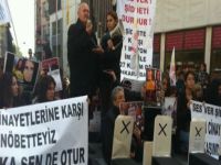 Erkeklerden 'Kadına Şiddete Son' eylemi