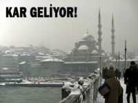 İstanbul'a kar geliyor