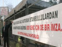 Şişli Meslek Lisesi için imza kampanyası