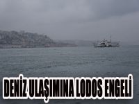 Deniz ulaşımına lodos engeli