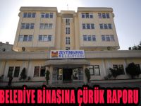15 yıllık belediye binası çürük çıktı