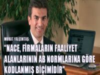 Murat Yalçıntaş: “NACE, Firmaların Faaliyet Alanlarının AB Normlarına Göre Kodlanmış Biçimidir"