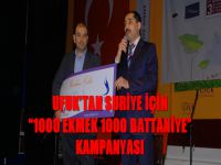 Ufuk’tan Suriye İçin “1000 Ekmek 1000 Battaniye” Kampanyası