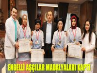 Engelli aşçılar madalyaları kaptı