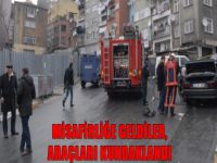 Misafirliğe geldiler, araçları kundaklandı