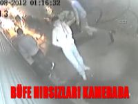 Büfe hırsızları kamerada
