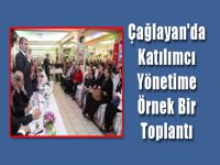 Çağlayan'da Katılımcı Yönetime Örnek Bir Toplantı