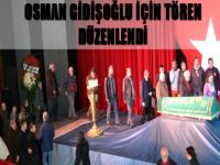Osman Gidişoğlu için tören düzenlendi