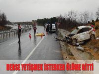 Derse yetişmek isterken ölüme gitti