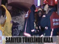 Sarıyer tünelinde kaza