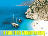 9 ayda 11 bin yabancıya satış