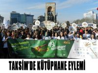 İstiklal’de kütüphane yürüyüşü