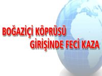 Boğaziçi Köprüsü Gişelerinde Kaza