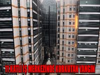 11 Katlı İş Merkezinde Korkutan Yangın