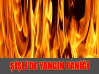 Şişli'de yangın paniği