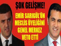 Şok gelişme! Emir Sarıgül'ün meclis üyeliğine genel merkezden veto