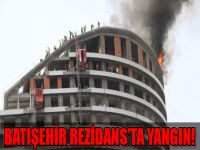 Batışehir Rezidans'ta yangın!