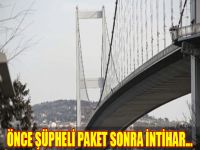 Önce şüpheli paket sonra intihar...