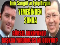 Emir Sarıgül Gürsel Akkoyunlu’yu başkan yardımcısı mı yaptı?