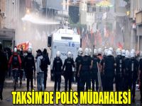 Taksim'de polis müdahalesi