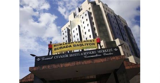 Greenpeace’den Nükleer Santrali protestosu