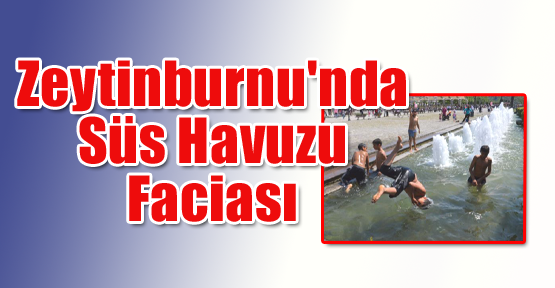 Zeytinburnu'nda Süs Havuzu Faciası