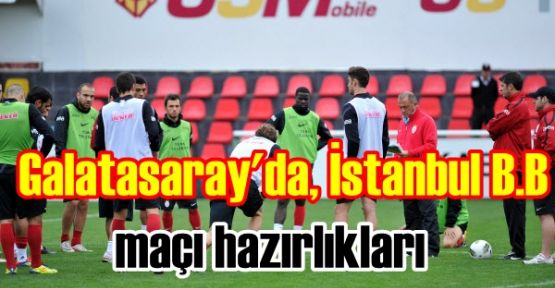 Galatasaray'da, İstanbul Büyükşehir Belediyespor maçı hazırlıkları - Elmander takımla birlikte çalıştı