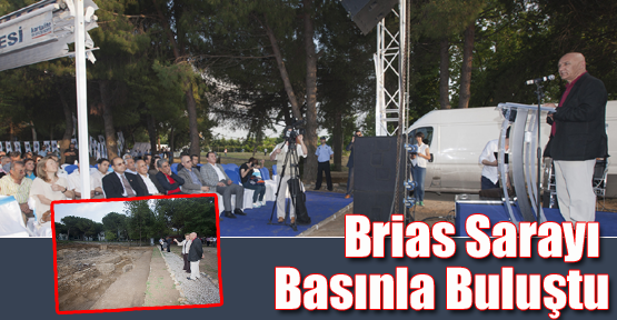 Brias Sarayı Kalıntıları Basınla Buluştu