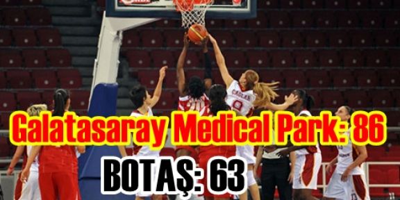 Türkiye Kadınlar Basketbol Ligi -Galatasaray Medical Park: 86 - BOTAŞ: 63