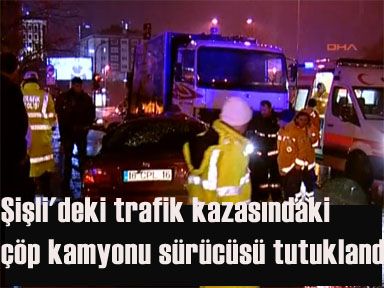 Çöp kamyonu sürücüsü tutuklandı