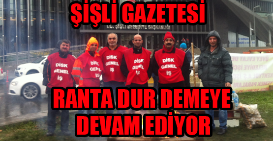 Şişli Gazetesi ranta dur demeye devam ediyor
