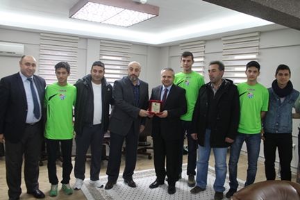 Sancaktepespor'dan Kaymakam Feyzullah Özcan'a ziyaret