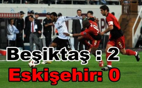Süper Lig 18. Hafta Beşiktaş:2 - Eskişehirspor: 0