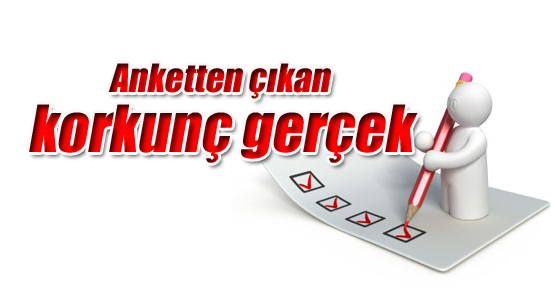 Anketten çıkan korkunç gerçek