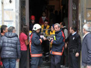 Şişli'de asansör halatı koptu: 2 yaralı