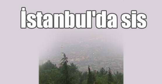 İstanbullular sisli bir güne uyandı