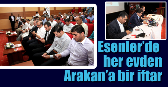 Esenler’de her evden Arakan’a bir iftar