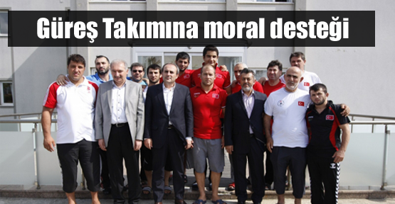 Güreş Milli Takımına 30 bin kişilik moral desteği