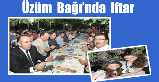 Üzüm Bağı’nda iftar